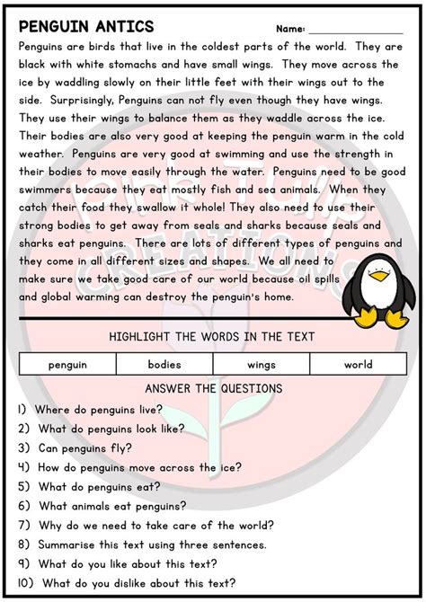 PRIMARY 1 <b>Listening</b> Test – Unit 01. . Listening comprehension passages with questions and answers pdf grade 9